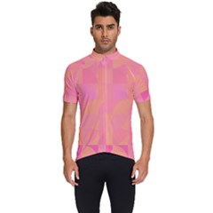 Geometric Pink Ocean  Men s Short Sleeve Cycling Jersey by ConteMonfrey