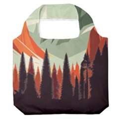 Mountains Premium Foldable Grocery Recycle Bag by Salmanaz77