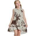 Artwork Graffiti Painting Creative Kids  Frill Swing Dress View1