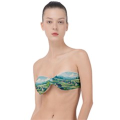 Countryside Meadow Rural Bloom Classic Bandeau Bikini Top  by Salmanaz77