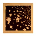 Star Colorful Christmas Abstract Wood Photo Frame Cube View2