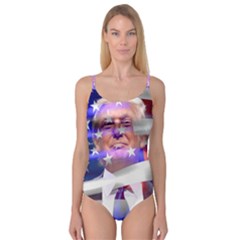 Donald Trump Flag Camisole Leotard  by vintagetrump