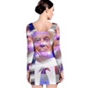 Donald Trump Flag Long Sleeve Velvet Bodycon Dress View2