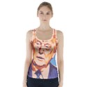 Orange Donald Trump Racer Back Sports Top View1