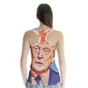 Orange Donald Trump Racer Back Sports Top View2