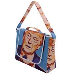 Orange Donald Trump Box Up Messenger Bag by vintagetrump