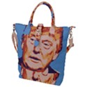 Orange Donald Trump Buckle Top Tote Bag View1