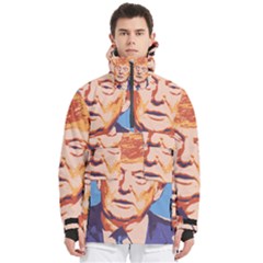 Orange Donald Trump Men s Pullover Zip Ski And Snowboard Waterproof Breathable Jacket by vintagetrump