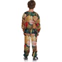  Floral Design 03 Kids  Sweatshirt set View4