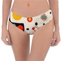 Geometric Design Reversible Classic Bikini Bottoms View3