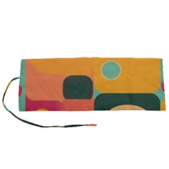 Geometric Design 08 Roll Up Canvas Pencil Holder (s) by myclothy