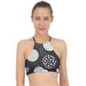 Geometric Design 09 Halter Bikini Top View1