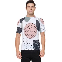 Geometric Design 12 Men s Short Sleeve Rash Guard by myclothy