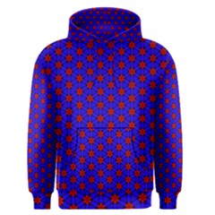 Blue Pattern Red Texture Men s Core Hoodie by Mariart