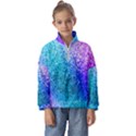 Rainbow Colors Colorful Pattern Kids  Half Zip Hoodie View1