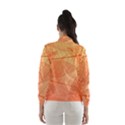 Abstract Texture Of Colorful Bright Pattern Of Transparent Leaves Of Orange And Yellow Color Women s Windbreaker View2