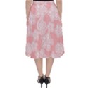 Lace White Ornamental Textile Classic Midi Skirt View2