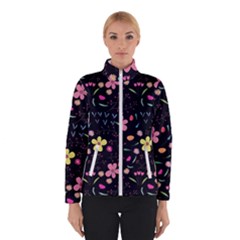 Foliage Pattern Beautiful Aesthetic Secret Garden Women s Bomber Jacket by Paksenen