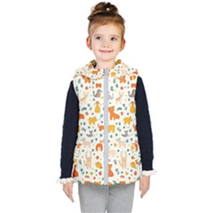 Pet Animal 04 Kids  Hooded Puffer Vest by myclothy