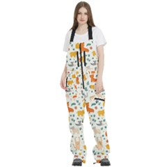 Pet Animal 04 Women s Front Zip Ski And Snowboard Bib Pants by myclothy