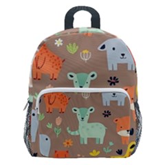 Pet Animal 05 Kids  Age 5-10 Lightweight School Backpack With Side Pockets by myclothy