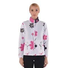  Minimalist Pattern With Simple Lines,flower And Shapes, Creating A Clean And Modern Women s Bomber Jacket by myclothy