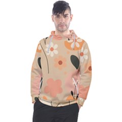 Minimalist Pattern With Simple Lines,flower And Shapes, Creating A Clean And Modern Men s Pullover Hoodie by myclothy