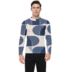 A Minimalist Pattern With Simple Lines And Shapes, Creating A Clean And Modern Aesthetic 04 Men s Long Sleeve Rash Guard by myclothy