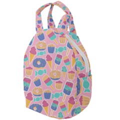 Ice Cream Donut Sweets Candie Travel Backpack by Apenda