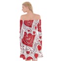 Be My Valentine Off Shoulder Skater Dress View2