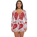 Be My Valentine Long Sleeve Boyleg Swimsuit View1