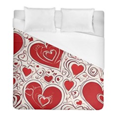 Be My Valentine Duvet Cover (full/ Double Size) by pollyparadiseartshop