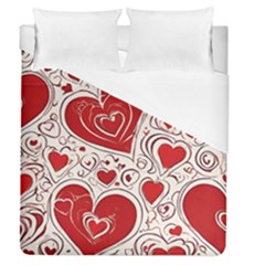 Be My Valentine Duvet Cover (queen Size) by pollyparadiseartshop