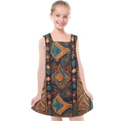 Tribal Chic Kids  Cross Back Dress by pollyparadiseartshop