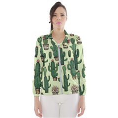 Cactus  Women s Windbreaker by pollyparadiseartshop