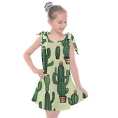 Cactus  Kids  Tie Up Tunic Dress by pollyparadiseartshop