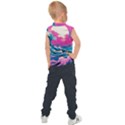 Waves Mountains Sky Kids  Sport Tank Top View2