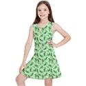 Leaves Pattern Texture Seamless Kids  Lightweight Sleeveless Dress View1