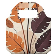 Leaves Boho Monster Nature Premium Foldable Grocery Recycle Bag by Salmanaz77