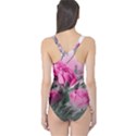 Roses Floral Flowers Nature Pink Romance Romantic Valentines Day Love One Piece Swimsuit View2