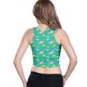 Naso Flame Fabric Racer Back Crop Top View2