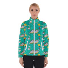 Naso Flame Fabric Women s Bomber Jacket by SeaworthyClothing