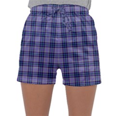 Purple Plaid Tartan 1 Sleepwear Shorts by dressshop