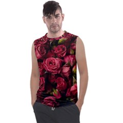 Floral Buds Of Roses Beautiful Flowers Men s Regular Tank Top by Grandong