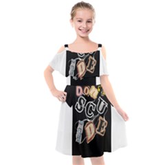 The Fear Has Arrived 20250211 181959 0001 The Fear Has Arrived 20250211 181959 0000 Kids  Cut Out Shoulders Chiffon Dress by 120503