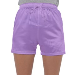 Luscious Lavender Hex #cca3e7 Sleepwear Shorts by dressshop