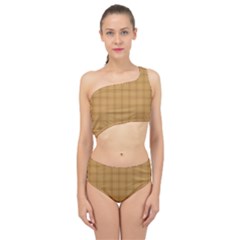 Autumn Fall Plaid Tartan 1 Spliced Up Two Piece Swimsuit by dressshop