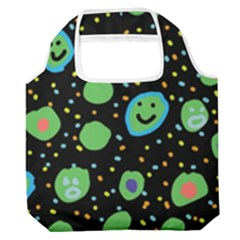 Doodle Dot Drawing Premium Foldable Grocery Recycle Bag by Salmanaz77