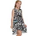 Doodle New York City Nyc Kids  Frill Swing Dress View3