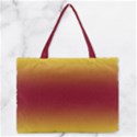 Electric Yellow To Burgundy Red Bilinear Gradient Zipper Medium Tote Bag View1